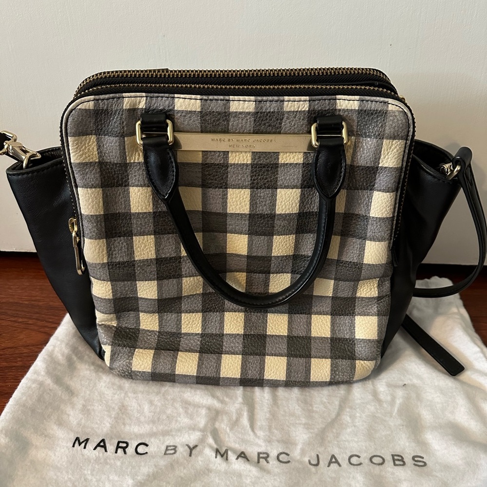 MBMJ black white handbag